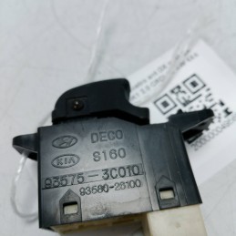 Pulsante interruttore alzavetro ant DX post SX DX Hyundai Santa Fe MK1 2.0 CRDI 92 KW 4X4 2003-06 93575-3C010