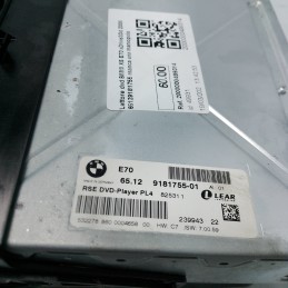 Lettore dvd BMW X5 E70 xDrive30d 2008 65129181755 manca una manopola
