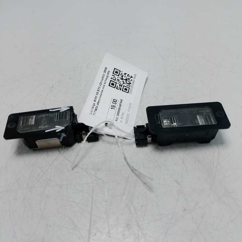 Luci targa BMW X5 E70 xDrive30d 2008 7176934 attenzionarne una scheggiata