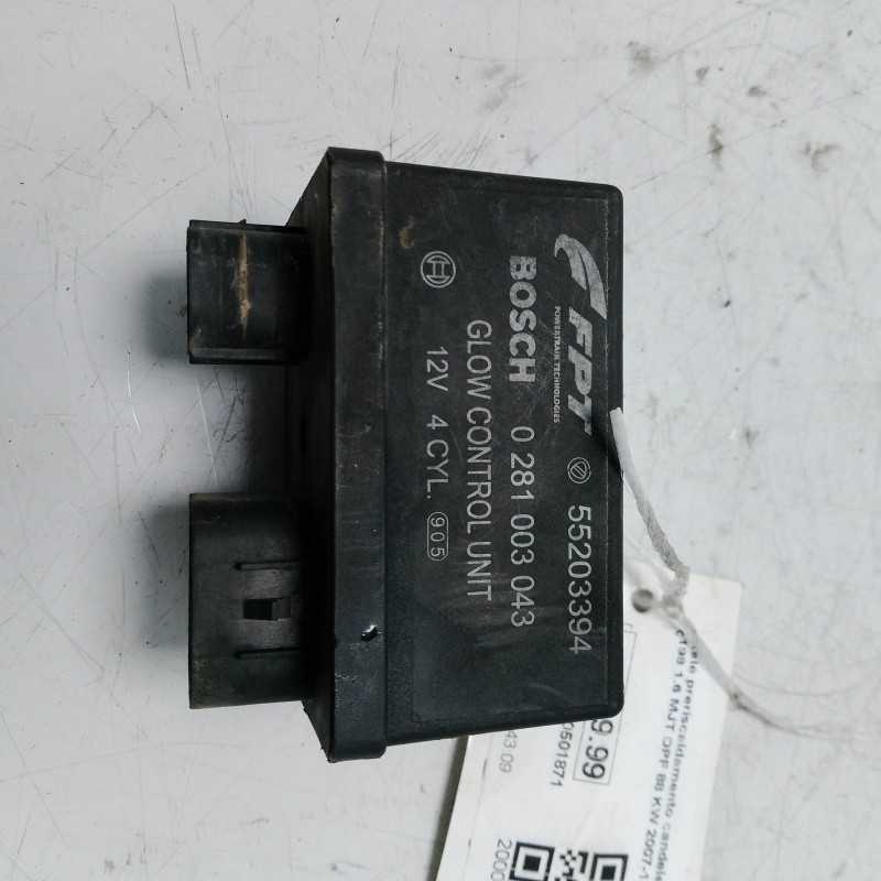 Relè preriscaldamento candelette Fiat Bravo 198 1.6 MJT DPF 88 KW 2007-15 55203394