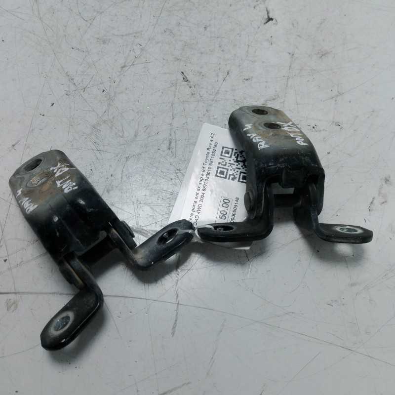Cerniere porta ant dx sup e inf Toyota Rav 4 A2 2.0 D-4D 4WD 2004 6873033010 6871030160