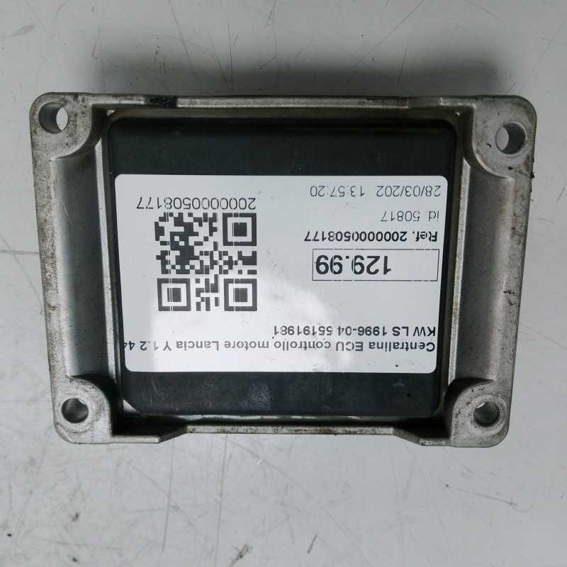 Centralina ECU controllo motore Lancia Y 1.2 44 KW LS 1996-04 55191981