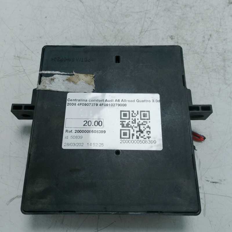 Centralina comfort Audi A6 Allroad Quattro 3.0d 2006 4F0907279 4F0910279008