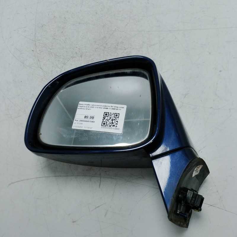 Specchietto retrovisore esterno SX Chevrolet Captiva 2.0 VCDI 110 KW 2006-11 96818111 elettrico 8 pin