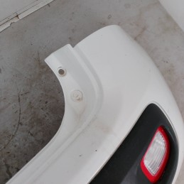 Paraurti posteriore Fiat Panda MK3 5P 1.2 GPL 51 KW 2012-24 bianco pastello leggeri graffi