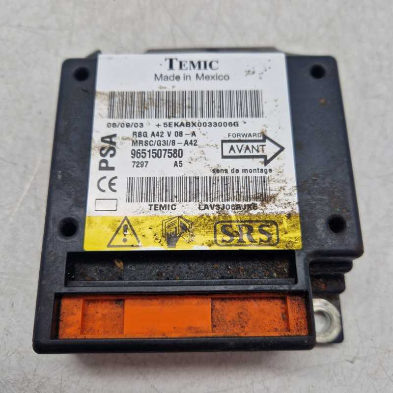 Centralina airbag Citroen C3 MK1 Pluriel 1.6 16V B 80 KW sensodrive 2003-10 9651507580