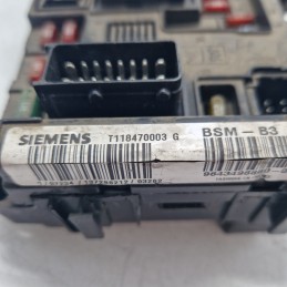 Centralina scatola portafusibili Citroen C3 MK1 Pluriel 1.6 16V B 80 KW sensodrive 2003-10 9643498880 supporto danneggiato