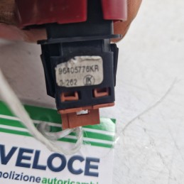 Pulsante interruttore 4 frecce emergenza Citroen C3 MK1 Pluriel 1.6 16V B 80 KW sensodrive 2003-10 96405776KR