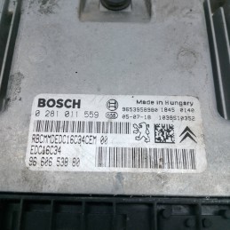 Centralina ECU controllo motore Citroen C3 MK1 1.6 HDI 80 KW 2006 9660653880