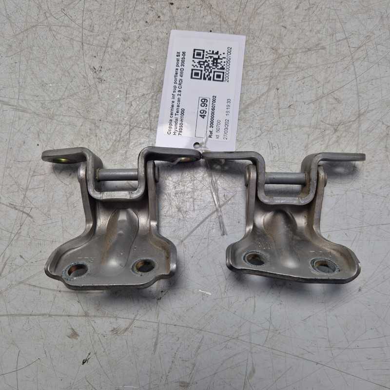 Coppia cerniere inf sup portiera post DX Hyundai Terracan 2.9 CRDI 4WD 2003-06 79360-H1000