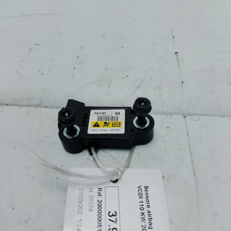 Sensore airbag crash Chevrolet Captiva 2.0 VCDI 110 KW 2006-11 96631484