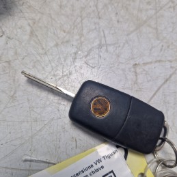 Blocchetto bloccasterzo accensione VW Tiguan 5N 1.4 TSI 2009 1K0905851B con chiave