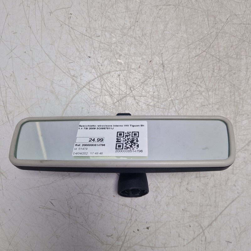 Specchietto retrovisore interno VW Tiguan 5N 1.4 TSI 2009 3C0857511J