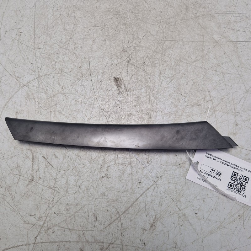 Listello finitura interno portiera ant SX VW Tiguan 5N 1.4 TSI 2009 5N0857171C