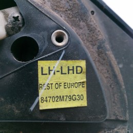 Specchietto retrovisore esterno SX Suzuki Alto 5P 1.1 B 46 KW 2002-06 84702M79G30 manuale