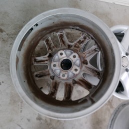 Set 4xpz cerchi in lega r16 6.5Jx16xH2 VW Tiguan 5N 1.4 TSI 2009 5N0601025 graffiati