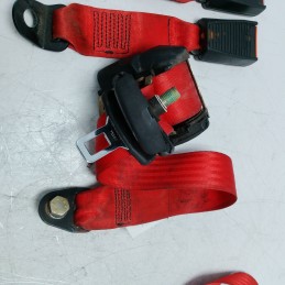 Kit cinture di sicurezza rossi ant e post Fiat Cinquecento 170 1.1I Sporting 1994-99