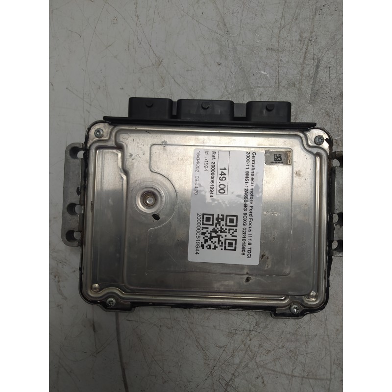 Centralina ecu motore Ford Focus II 1.6 TDCI 2008-11 9M51-12A650-BG 9CXG 0281015608