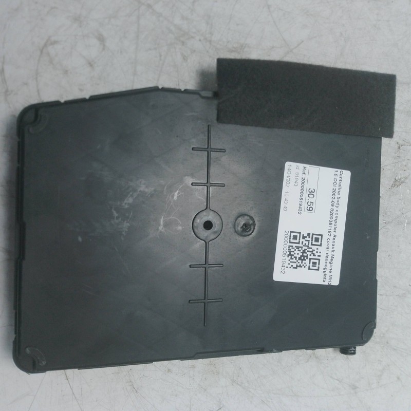 Centralina body computer Renault Megane MK2 1.5 DCI 2002-09 8200351182 cover danneggiata