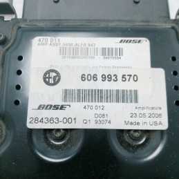 Amplificatore audio bose Alfa Romeo GT 937 1.9JTD 2006 606993570 284363-001
