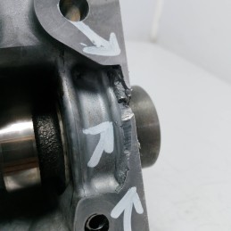Coperchio testata motore con alberi a camme Fiat Panda MK2 169 1.3 MJT 2003-10 73500055 ATTENZIONARE