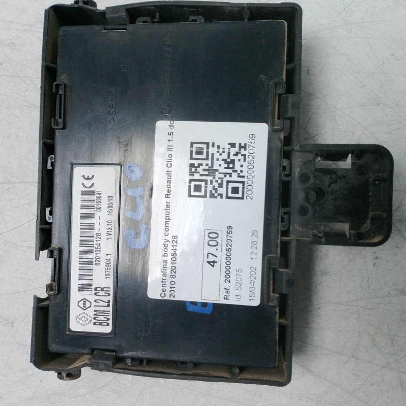 Centralina body computer Renault Clio III 1.5 dci 2010 8201054128