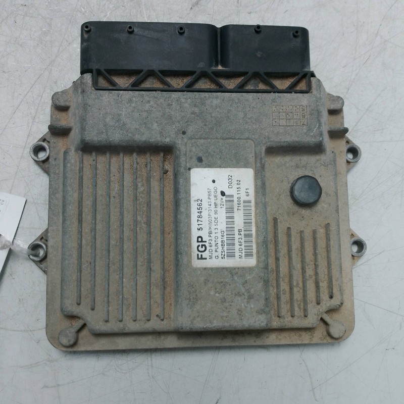 Centralina ECU Fiat Grande Punto 199 3P 1.3 MJT 66 KW 2005-14 51784562 FGP