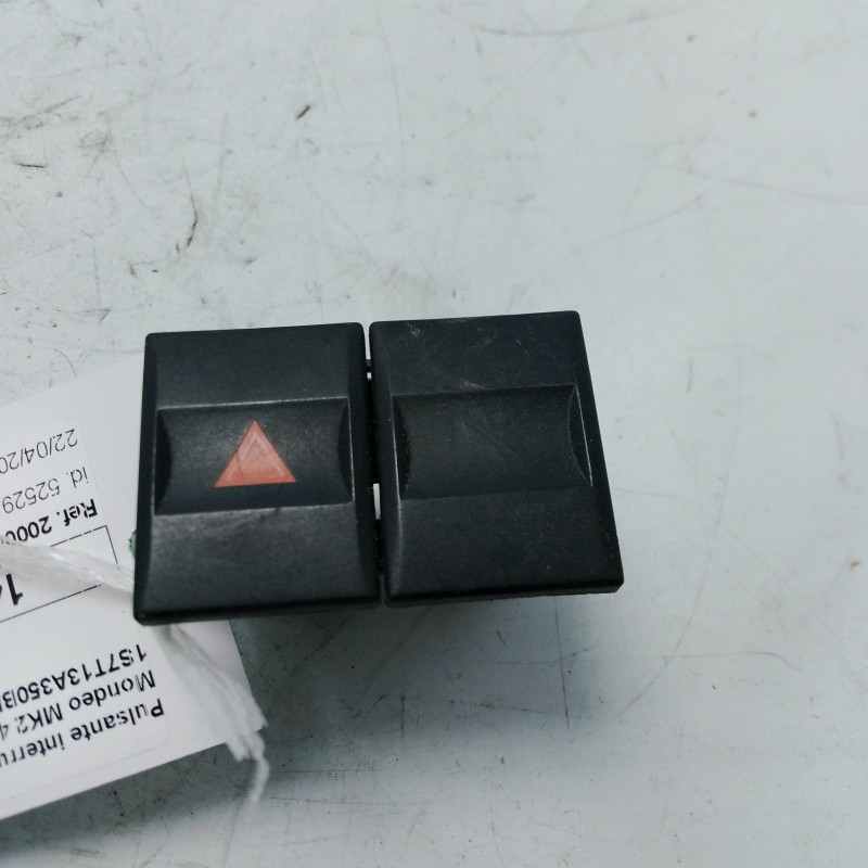 Pulsante interruttore 4 frecce emergenza Ford Mondeo MK2 4P 2.0 TDDI 85 KW 2000-07 1S7T13A350BD