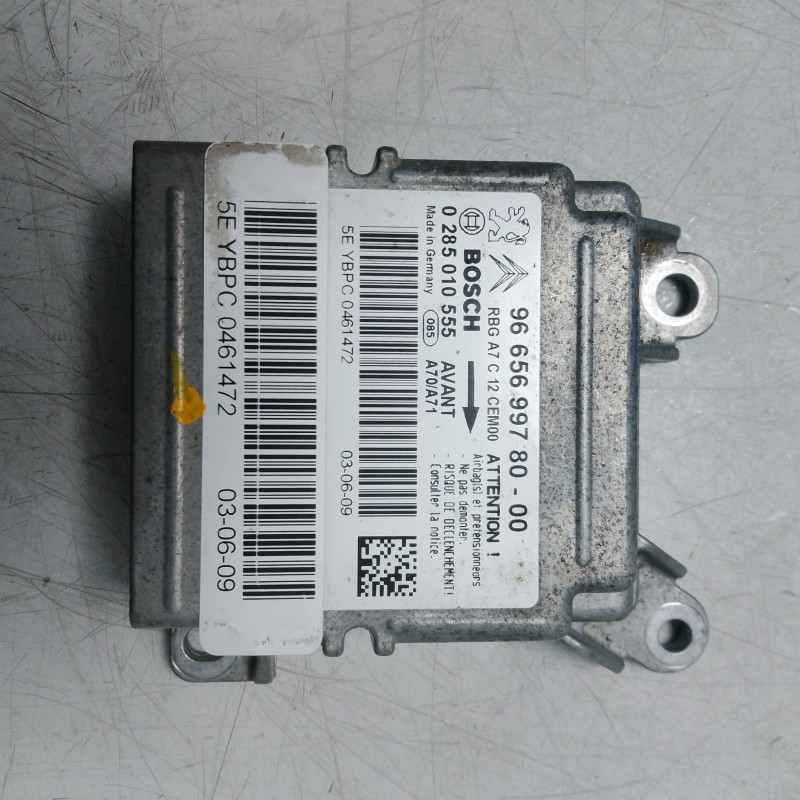 Centralina airbag Peugeot 207 SW 1.4 VTI 70 KW 2007-08 9665699780 Bosch