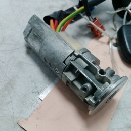 Blocchetto accensione con chiave completo Peugeot 206 Plus 1.1b 2009-13 9641551180 3 e 2 pin