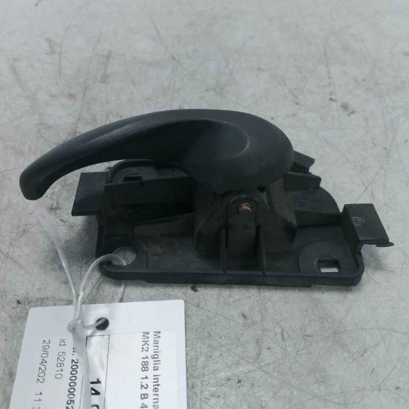 Maniglia interna portiera post SX Fiat Punto MK2 188 1.2 B 44 KW 1999-03 A739