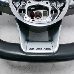 Volante sterzo guida Mercedes GLE W166 C292 4Matic 2015-18 A1664601618 in pelle leggermente usurato