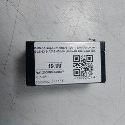 Batteria supplementare 12V 1,3Ah Mercedes GLE W166 C292 4Matic 2015-18 16073 Sidium