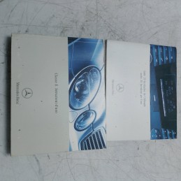 Libretti uso e manutenzione con custodia Mercedes W211 Classe E 2001-09 originali in italiano custodia usurata