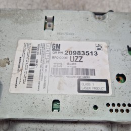 Autoradio stereo lettore CD Opel Astra J MK4 5P 1.7 CDTI 81 KW 2009-15 20983513 no codici sblocco