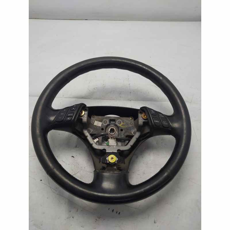 Volante sterzo guida Mazda 6 MK1 SW 2.0 CD 16V 2005-07 GJ6R02 con comandi multifunzioni leggermente usurato