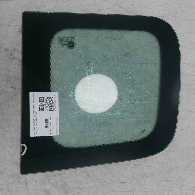 Vetro fisso post DX Fiat Panda MK3 5P 1.2 GPL 51 KW 2012-24 43R-000054