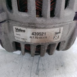 Alternatore 125A Citroen C3 MK2 1.4 GPL 54 KW 2010-16 439521 Valeo puleggia ammaccata