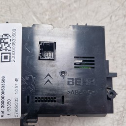 Pannello comandi clima A/C Citroen C3 MK2 1.4 GPL 54 KW 2010-16 96753994XT