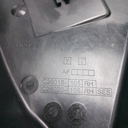 Pannello cremagliera alzavetro alzacristallo ant dx Mercedes Classe C 180 W205 BlueTEC/d 2015 A2057200279