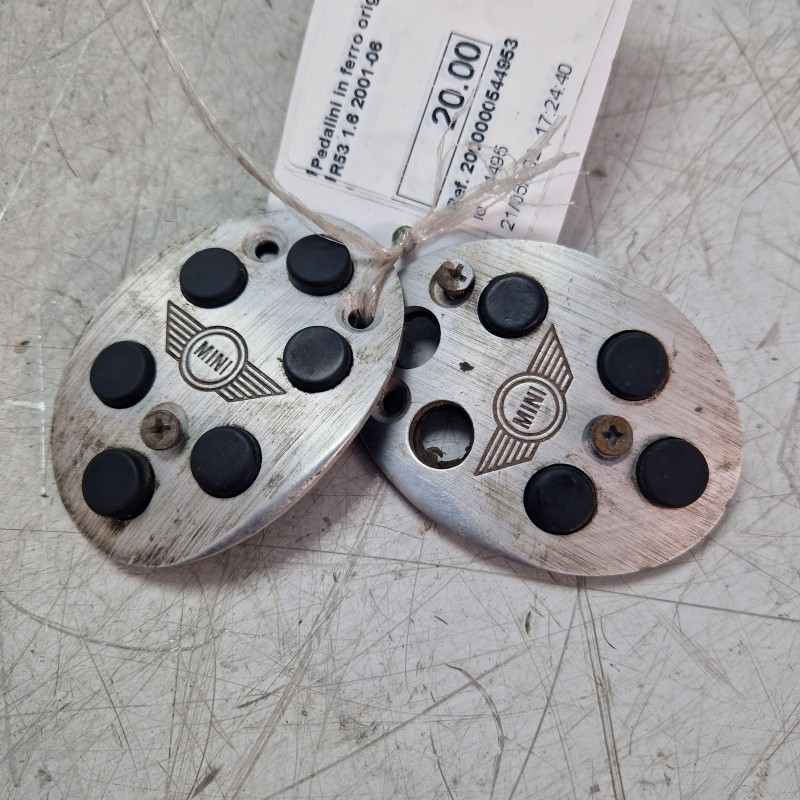 Pedalini in ferro originali 2xpz Mini Cooper R50 R53 1.6 2001-06