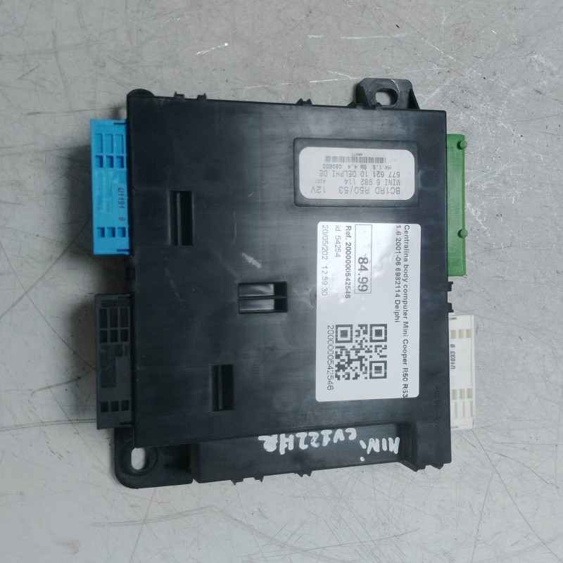 Centralina body computer Mini Cooper R50 R53 1.6 2001-06 6982114 Delphi