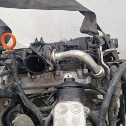 Motore completo pompa iniettori cablaggio VW Polo 6R 1.6 TDI 55kw 75cv CAY 2010