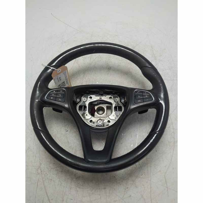 Volante con comandi in pelle Mercedes Classe C 180 W205 BlueTEC/d 2015 A0004605003 usurato