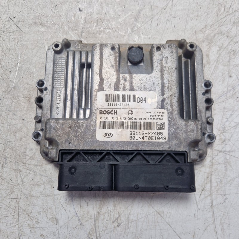 Centralina ECU controllo motore Kia Carens MK3 2.0 CRDI 103 KW 2006-13 39113-27485 Bosch