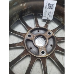 Cerchio in lega ant 4.5Jx15H2ET23.5 Smart Fortwo-Coupè 451 1.0 benz 2010 A4514010102 lievi graffi gomma da rivedere