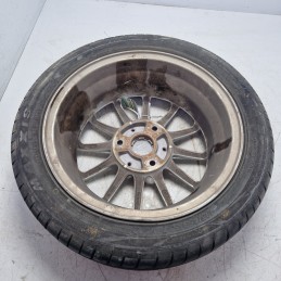 Cerchio in lega post 5.5Jx15H2ET22 Smart Fortwo-Coupè 451 1.0 benz 2010 A4514010402 con gomma 50% lievi graffi