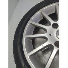 Cerchio in lega ant 4.5Jx15H2ET23.5 Smart Fortwo-Coupè 451 1.0 benz 2010 A4514010102 lievi graffi gomma da rivedere
