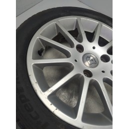 Cerchio in lega ant 4.5Jx15H2ET23.5 Smart Fortwo-Coupè 451 1.0 benz 2010 A4514010102 lievi graffi gomma da rivedere