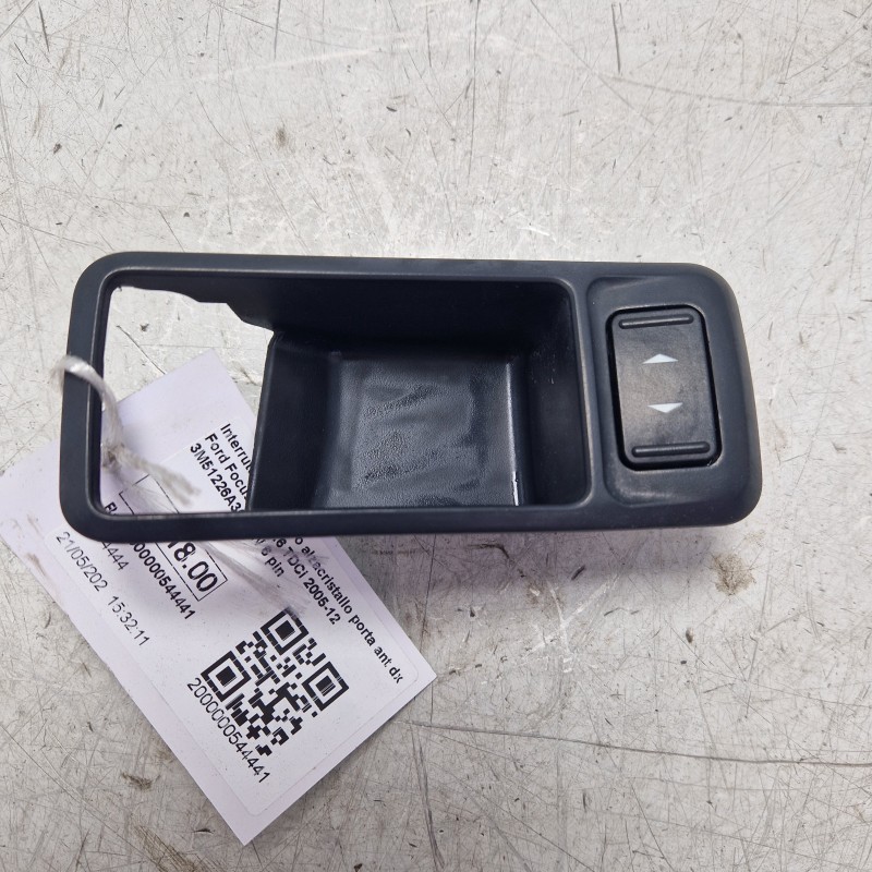 Interruttore alzavetro alzacristallo porta ant dx Ford Focus II 3p 1.6 TDCi 2005-12 3M51226A36ADW 6 pin